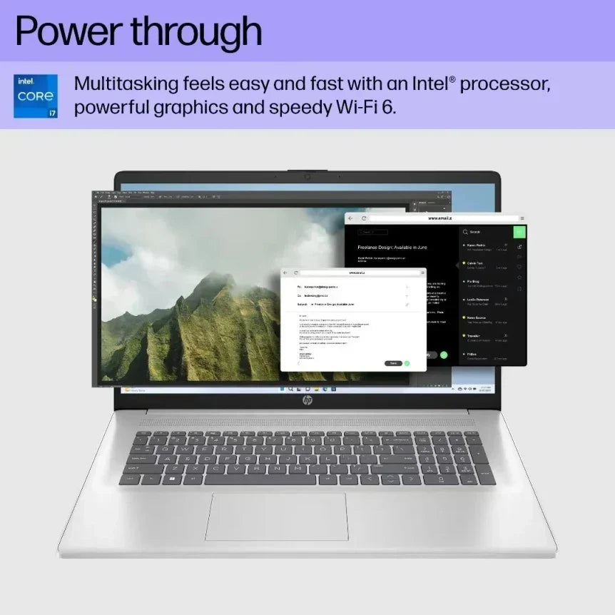 HP Laptop 17 With Intel Core i7-1355U | 17,3 Inch FHD Display